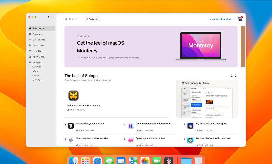 Setapp: Your One Stop Productivity Partner for Mac