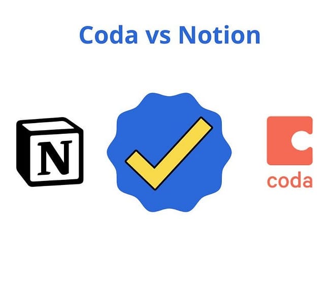 Image of: Coda vs Notion; Database and Project Management Tools