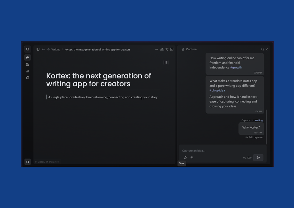 Discovering Kortex: The Ultimate Notes & Writing App for Creators